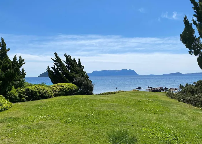 Isa - Luxury Elicriso Sea View With Common Swimming Pool Just 100 Mt From The Golfo Aranci